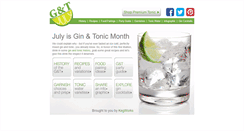 Desktop Screenshot of ginandtonicjuly.com
